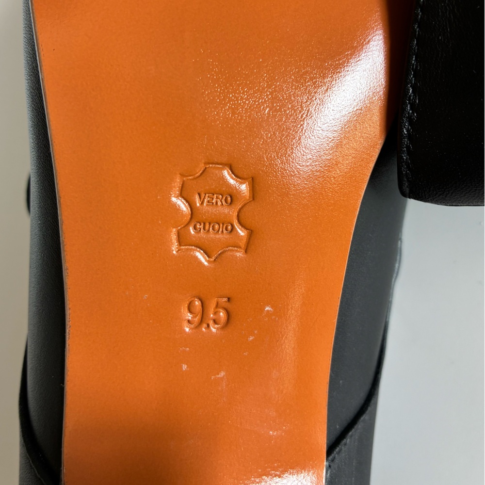 RARE, NEW American Duchess Moliere Edwardian Pumps, Black Leather, Women’s 9.5 - Picture 12 of 16
